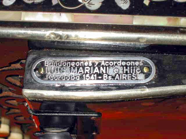 plaque of the argentine represenative