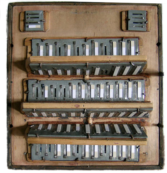 treble sound board from the reed side